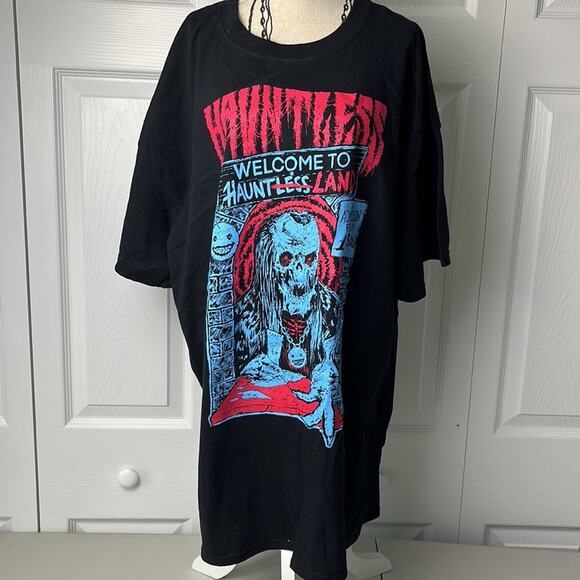 Hauntless Hauntland Graphic Tee Black Large - Picture 3 of 7